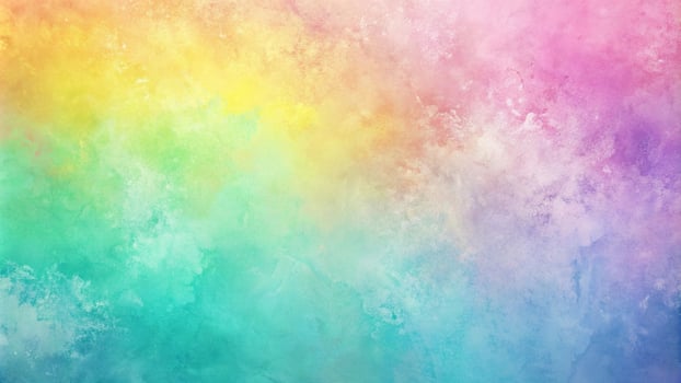 Pastel color abstract background with pink, blue, yellow, and green gradient grunge wall photo