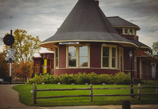 Michigan South Lyon Train Station photo