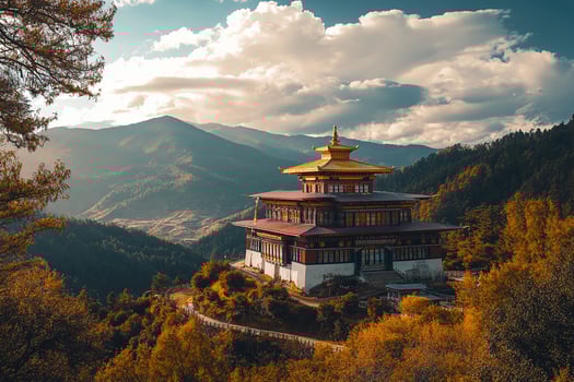 Bhutan beautiful house photo
