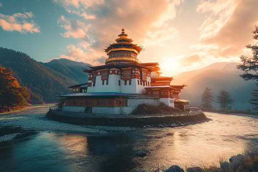 Bhutan the beautiful tourist place photo
