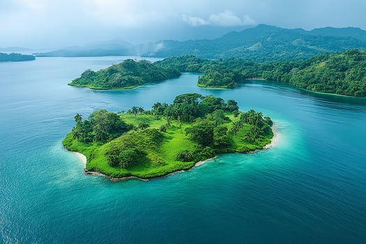 Bastimentos Island Panama realistic photo