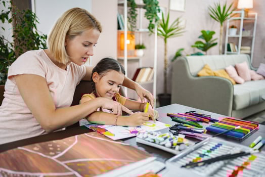 Enjoy a Creative Art Session with Your Child at Home for Fun and Learning Together photo