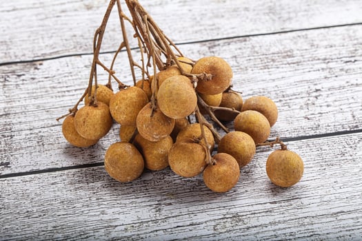 Ripe sweet tropical Longan fruit photo