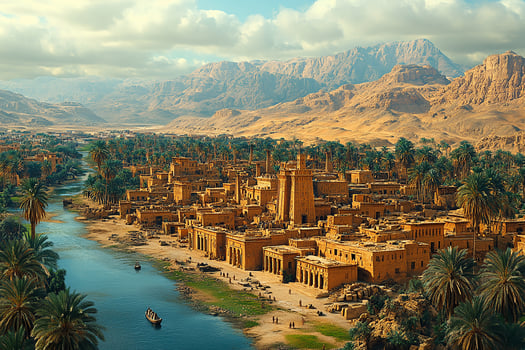 Luxor and the Valley of the Kings Egypt top view place beautiful background photo