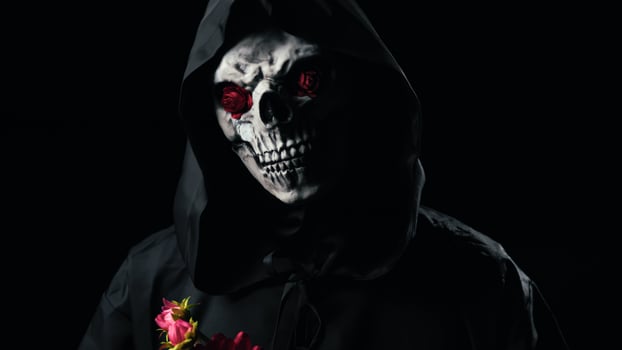 Mask for Day Of The Dead Holiday photo