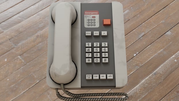 office telephone with different different background photo