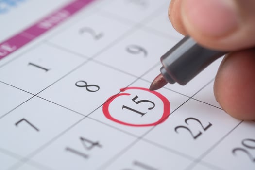 Its essential to mark the calendar for all important dates that we should remember photo