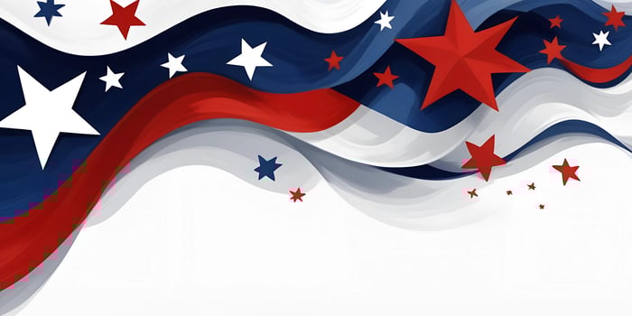 An american flag background with stars and stripes photo