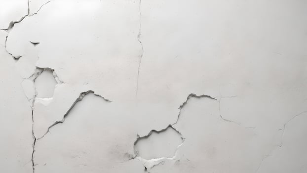 Cracked White Concrete Wall Background Texture photo