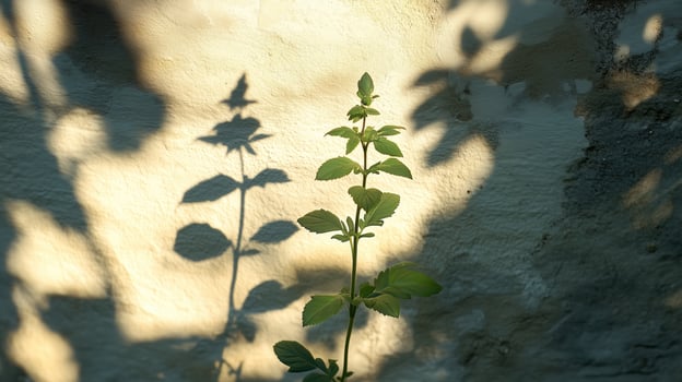 shadow of flowers photo