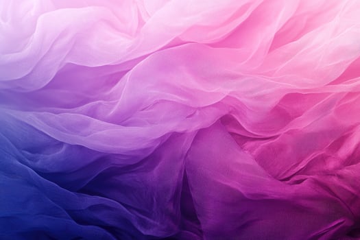 Abstract Draped Pink and Purple Fabric photo