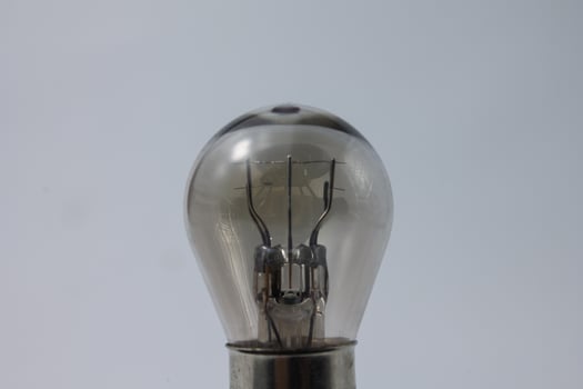 isolated motorcycle light bulb photo