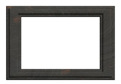 Blank wall hanging square wooden picture and photo frame