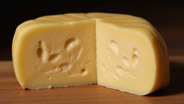 Traditional Polish Oscypek cheese showcases unique shapes patterns crafted by hand in the mountains photo