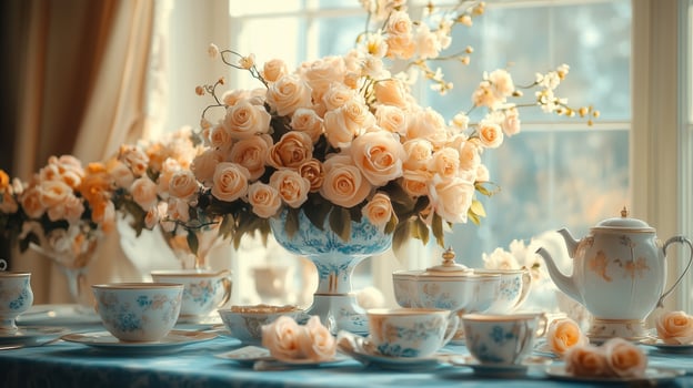 bridgerton tea party decor photo