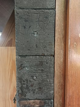 Close up Burnt wooden board texture. photo