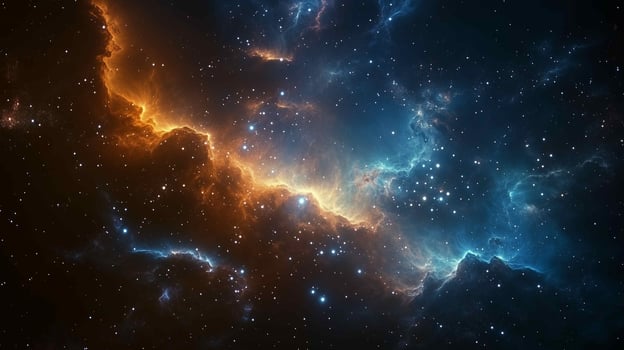 Colorful space galaxy cloud nebula. Stary night cosmos. Universe science astronomy. Supernova background wallpaper photo