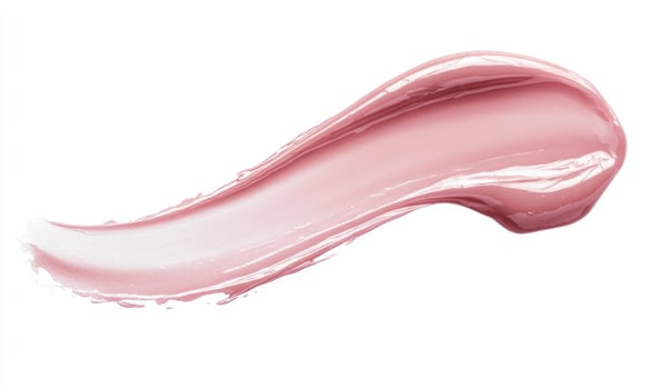 A pink liquid makeup brush on a white background photo