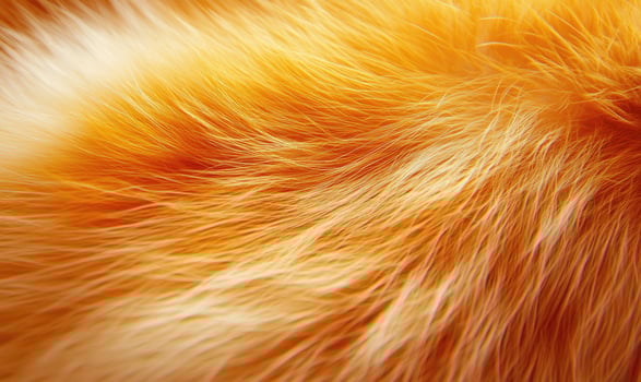 The fur of a cat is shown in a close up photo