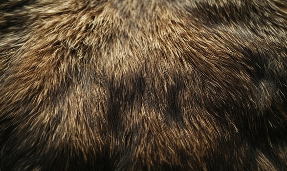 The fur is brown and fuzzy photo