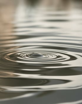 Water ripple on the surface of the water photo