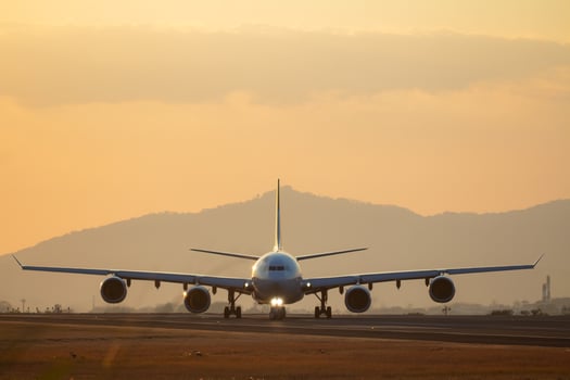 Airplane Preparing for Takeoff at Juan Santamaria Airport photo