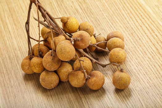 Ripe sweet tropical Longan fruit photo