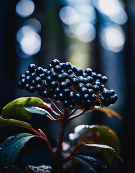 Macro Shot of Nature Life in Forest , Detailed Forest Nature Photography photo