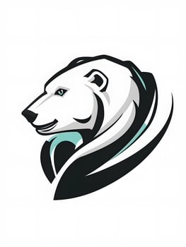 Polar Bear Logo mascot icon for esport photo