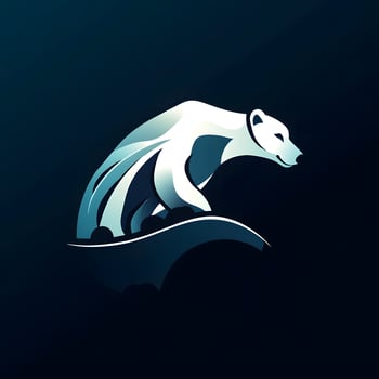 Polar Bear Logo icon for esport photo