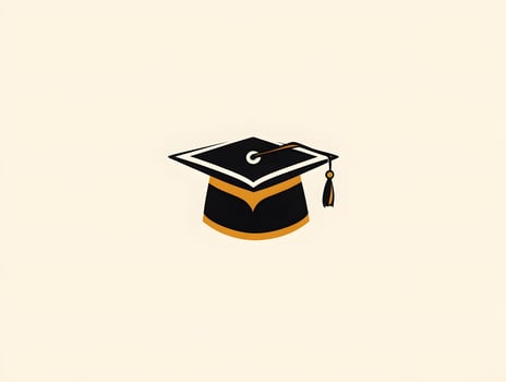Mortarboard Graduation cap logo graduate college icon photo