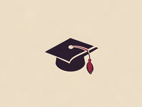 Graduation cap logo graduate icon photo
