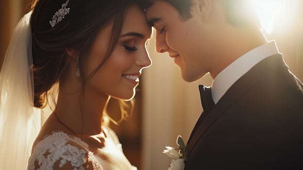 Elegant Bridgerton Wedding Dance, Fairy Light Romance photo
