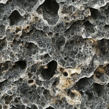 Photo of a seamless texture of porous volcanic rock