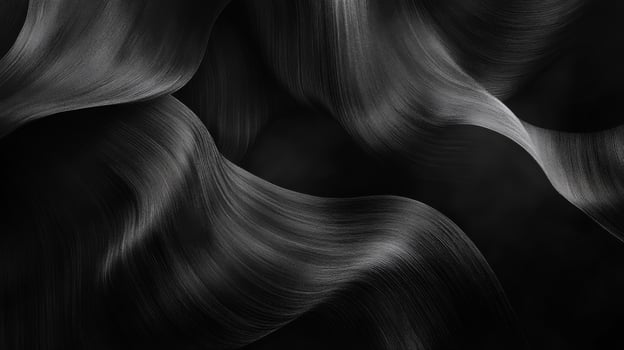 Abstract Black and White Wavy Lines photo