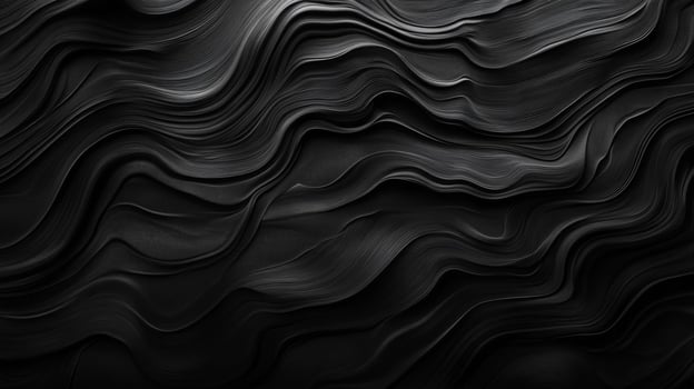 Abstract Black Wavy Texture photo