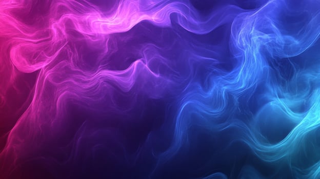Abstract Background with Swirling Pink and Blue Glowing Smoke photo