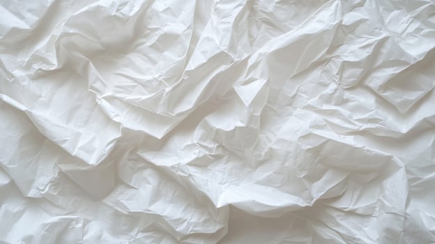 Crumpled White Tissue Paper Texture photo