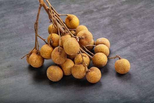 Ripe sweet tropical Longan fruit photo