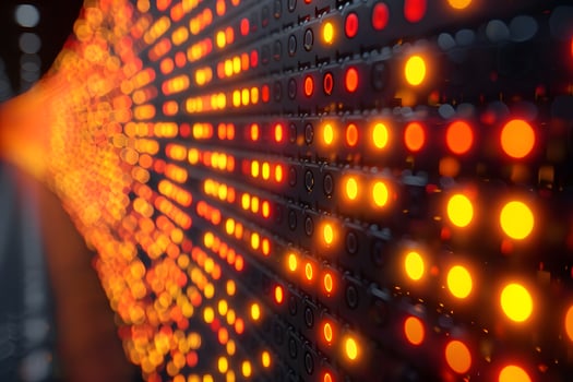 Dynamic Abstract LED Lights Wall Design for Modern Spaces and Events photo