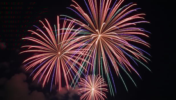 Stunning fireworks design for celebrations photo