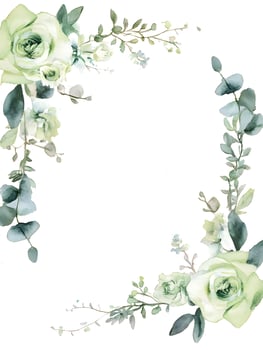Floral Spring Flower Frame Decorative photo