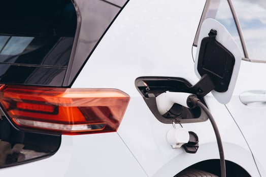 Electric Car Charging with Modern Energy Solutions photo