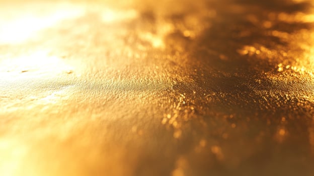Abstract Gold Texture with Shimmering Light photo