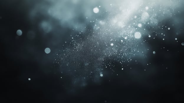 Abstract Blue and White Glitter Background photo