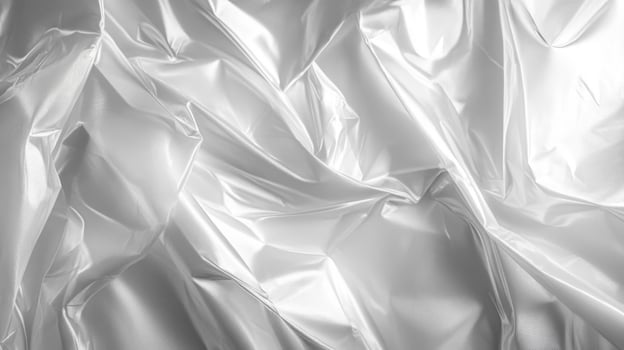 Abstract Wrinkled White Plastic Texture photo