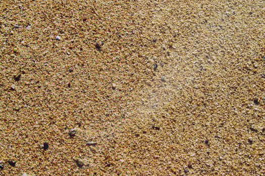 Raw sand is the natural beauty of small stones photo