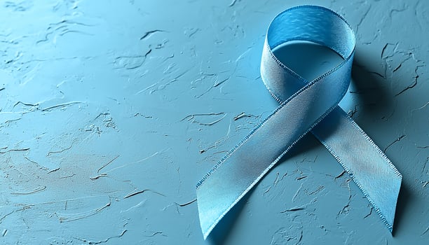 Breast cancer ribbon sewing item support healthcare alertness generated by AI photo