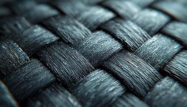 Fashionable striped textile with shiny metallic decoration effect generated by AI photo