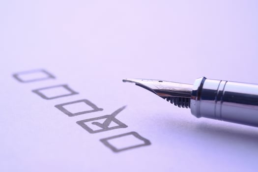 Fountain Pen and Comprehensive Checklist for Effective Task Completion and Management photo